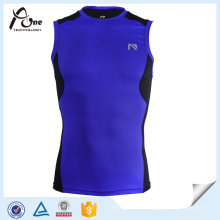 Nylon Spandex Compression Men Gym Vest Gym Wear